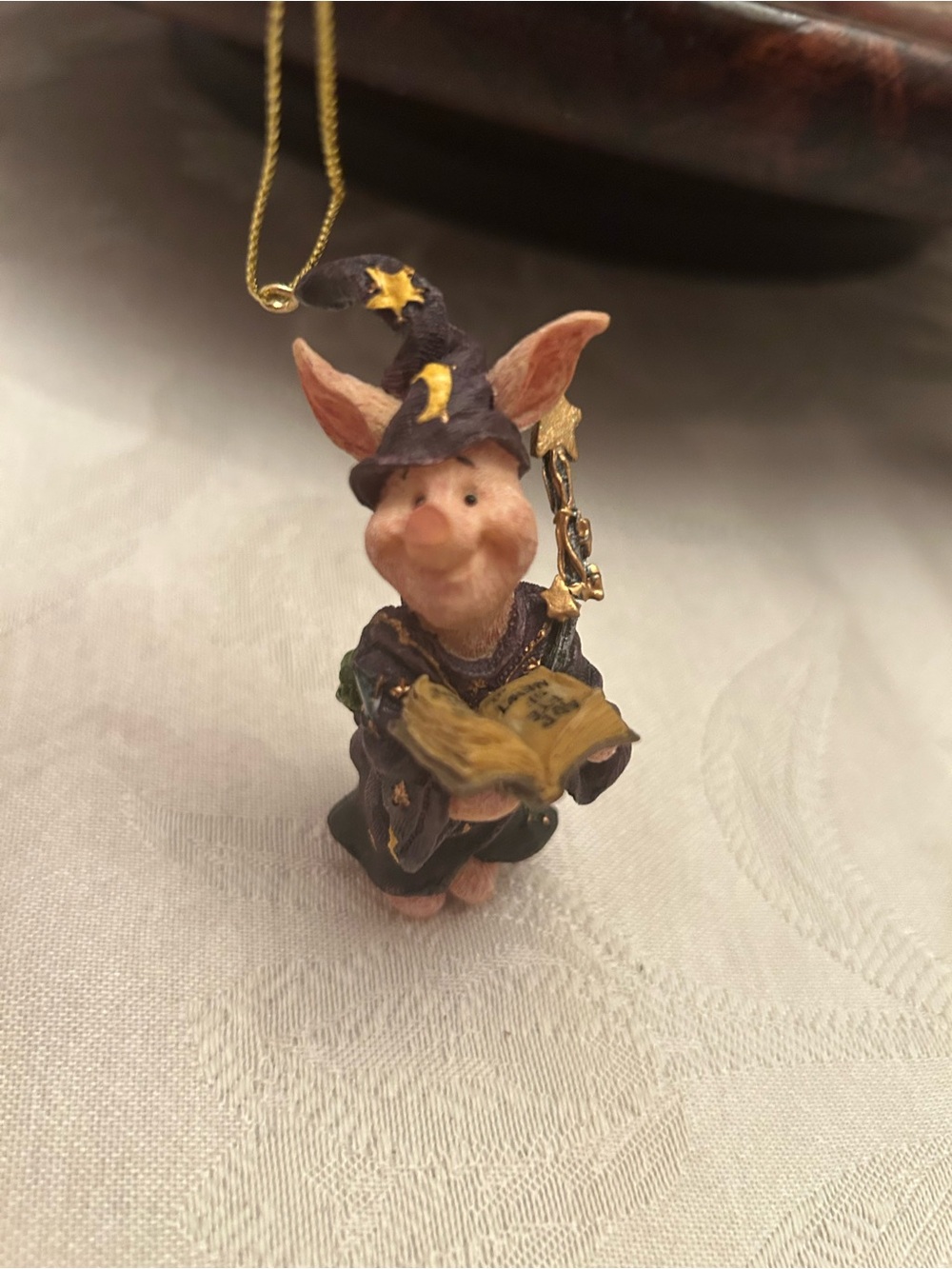 Vintage Boyd’s bears piglet Halloween Disney ornament rare